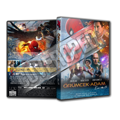 Örümcek-Adam Eve Dönüş - Spider-Man Homecoming V3 Cover Tasarımı (Dvd Cover)